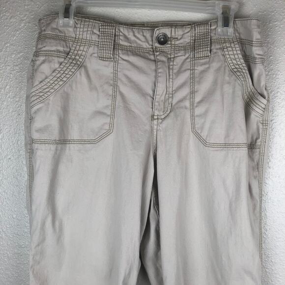 Sonoma Life + Style Original Straight Leg Light Khaki Pants Career Office Work - Picture 3 of 8